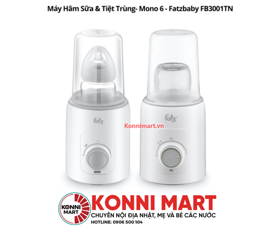 Máy hâm sữa & tiệt trùng Fatz Mono 6 FB3001TN