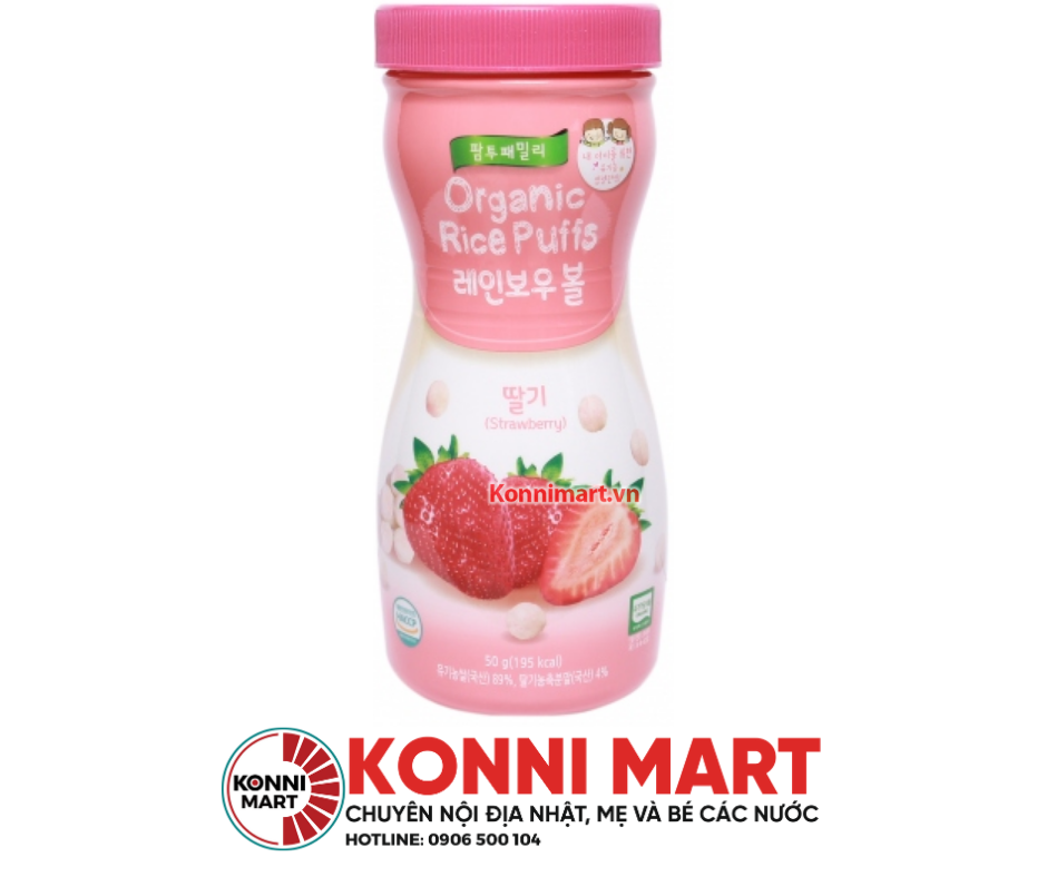 Bánh gạo hữu cơ Farm 6m+ Hàn Quốc