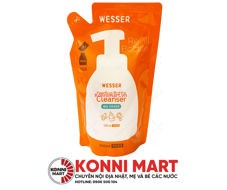 Nước rửa bình Wesser
