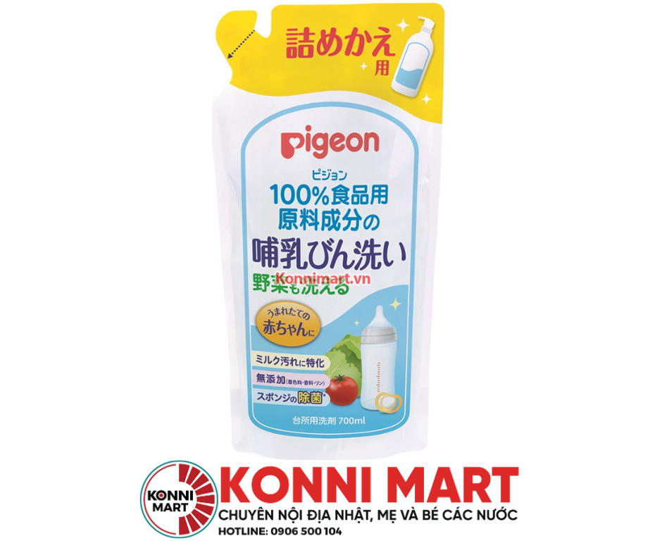 Nước rửa bình và rau quả Pigeon