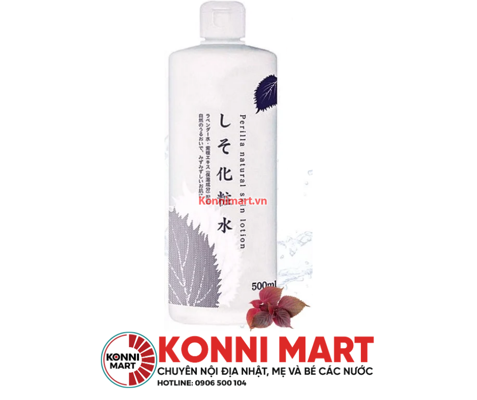 Nước Hoa Hồng Chiết Xuất Diếp Cá, Tía Tô Chinoshio Natural Skin Lotion 500ml