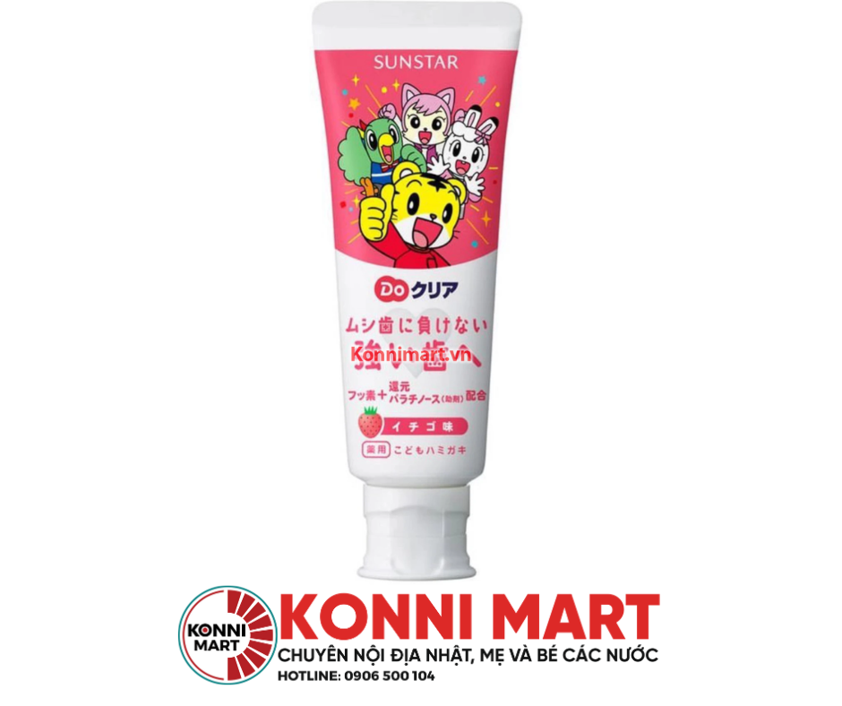 Kem đánh răng Sunstar Do-Clear 70g bé từ 1 tuổi