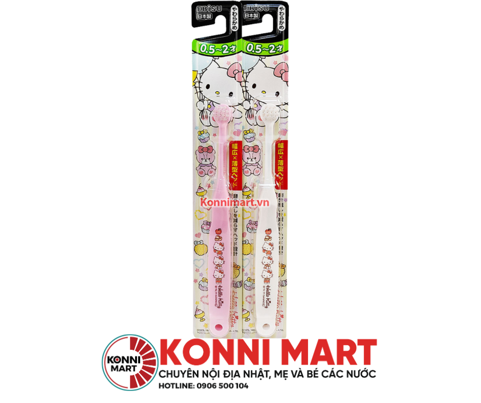 Bàn chải Ebisu Hello Kitty