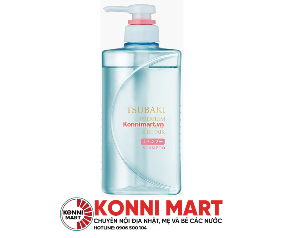 Bộ gội xả Tsubaki Premium Cool sạch dầu, mát lạnh