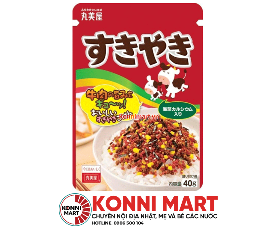 Gia vị rắc cơm Marumiya Nhật Bản (nhiều vị)