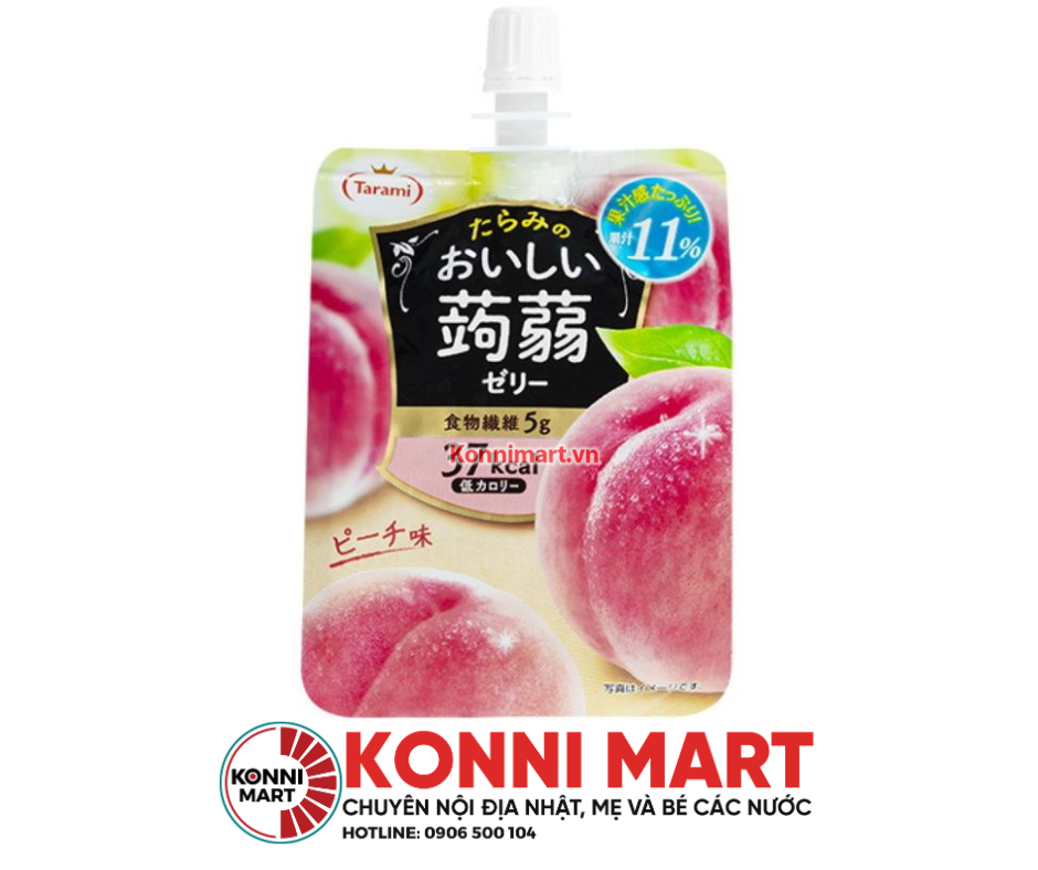 Thạch trái cây konnyaku Tarami vị trái cây 150g (nhiều vị)