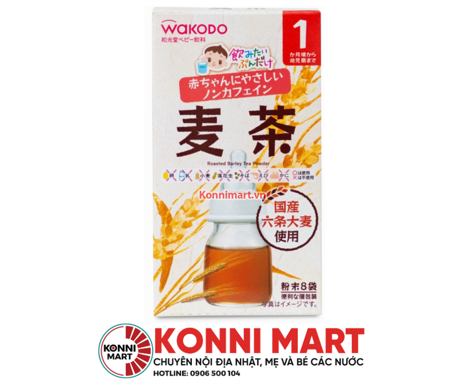 Trà Wakodo cho bé từ 1 tháng tuổi