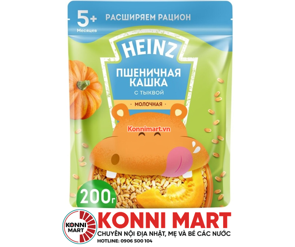 Bột ăn dặm Heinz của Nga nhiều vị (4M+)