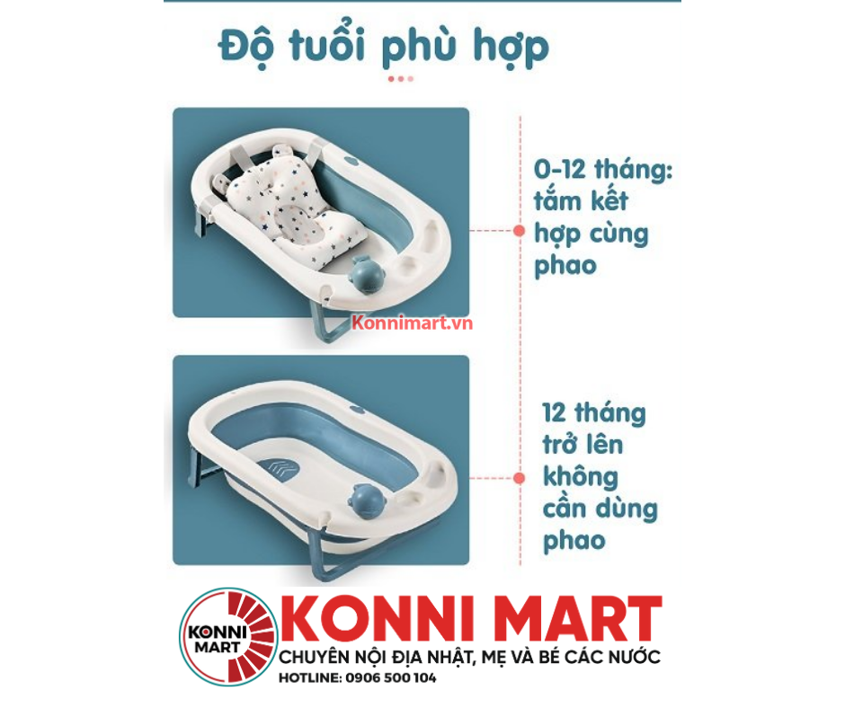 Chậu tắm có phao