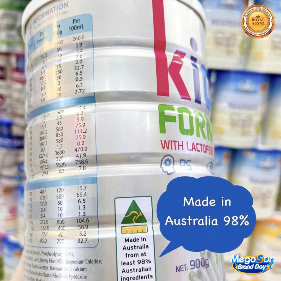 Sữa Hoàng Gia Úc Royal Ausnz Kids Formula 900g 3Y+ 9369998113477
