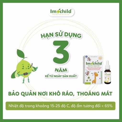 D3k2 Imochild nhỏ giọt chai 20ml 0m+ 8426022000057