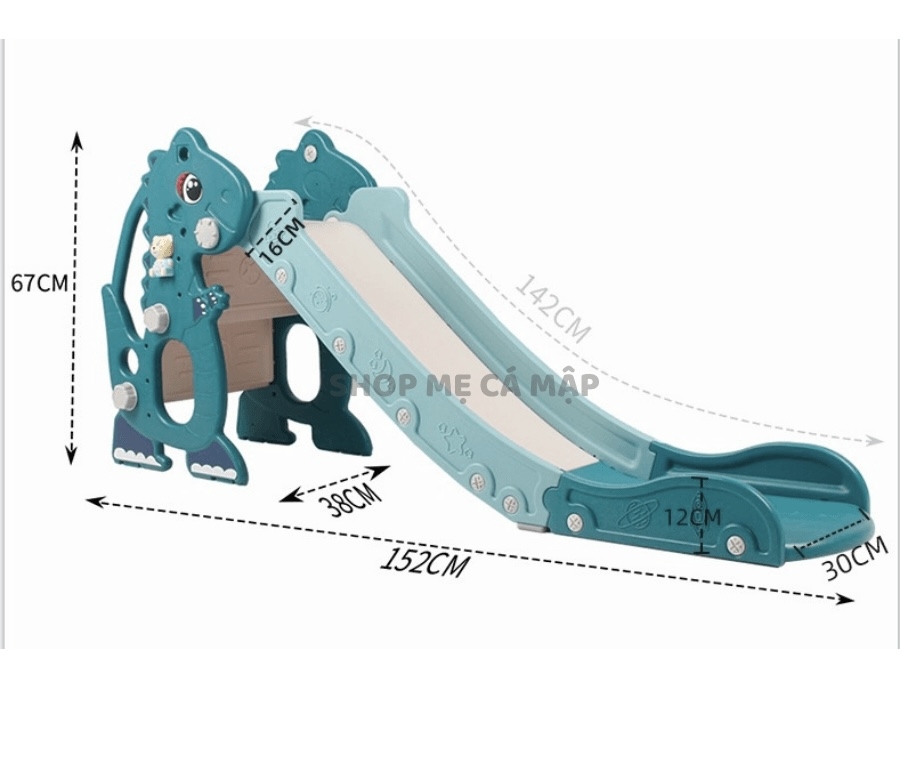 Cầu trượt khủng long/ robot KL01