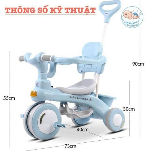 Xe đạp trẻ em 3 bánh 618/688