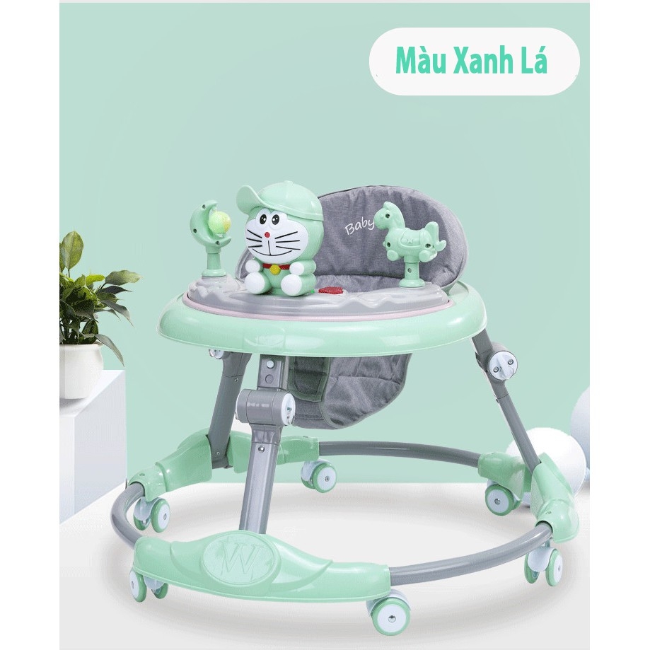 Xe tập đi tròn bàn nhạc hình thú
