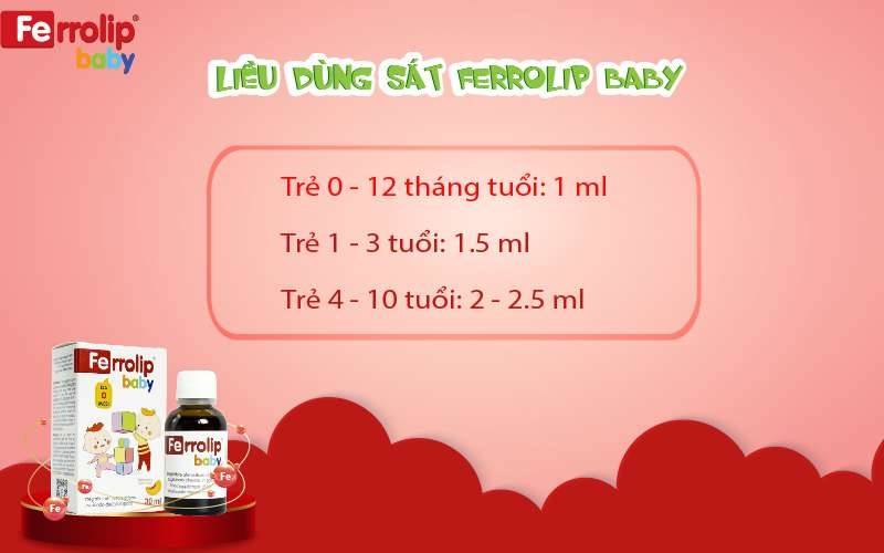 Sắt Hữu Cơ Nhỏ Giọt Ferrolip Baby 30ml 2098033120250682