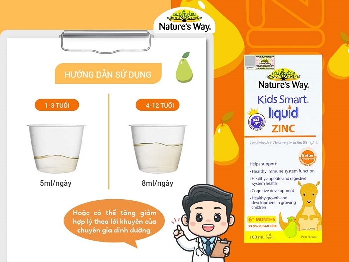 Kẽm Nature'sWay Kids Smart Liquid Chai 100ml 2459314807086725