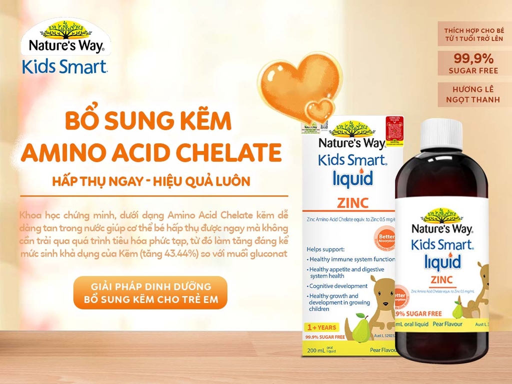 Nature’s Way Kids Smart Liquid ZinC 9314807069100