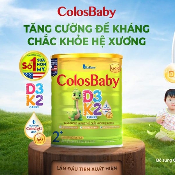 Sữa ColosBaby D3K2 số 0+ 800G (trẻ 0-12 tháng) 8936170701862