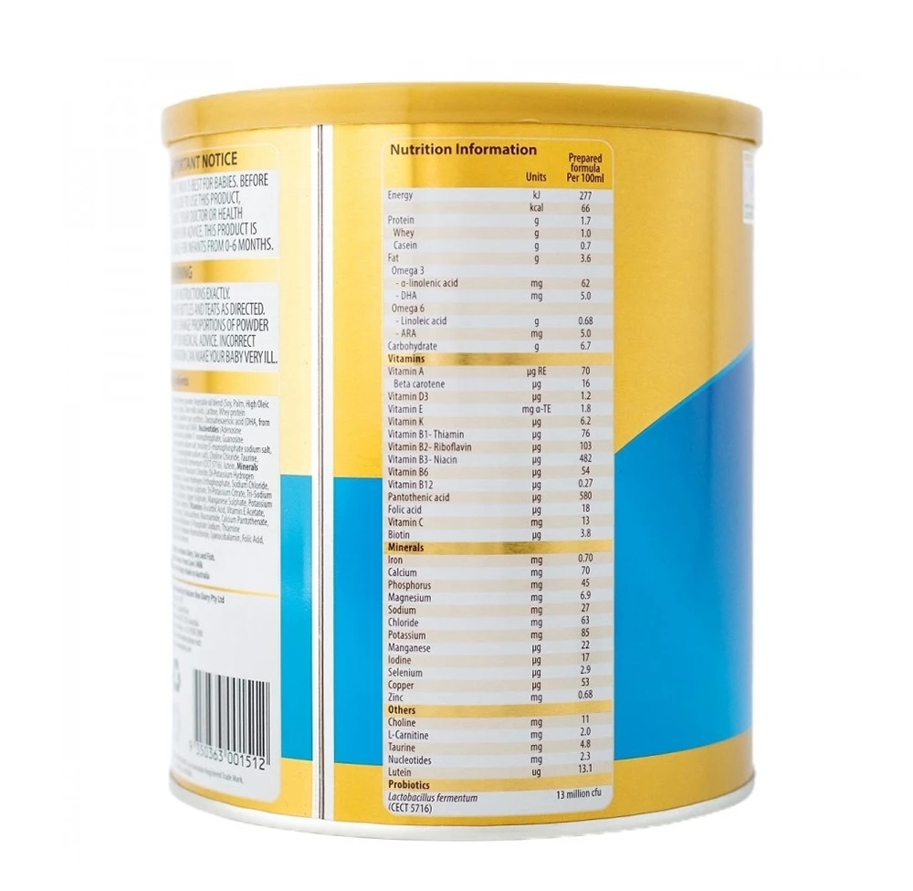 * Sữa tăng cân Nature One SureGrow số 1 cho bé từ 0-6 tháng tuổi 4479350363001512