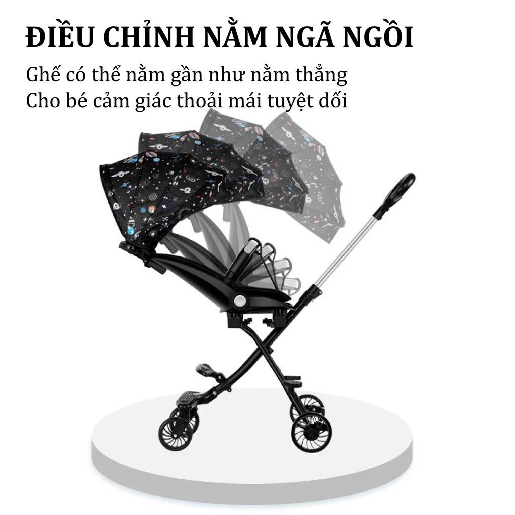 Xe đẩy đảo chiều gấp gọn M8