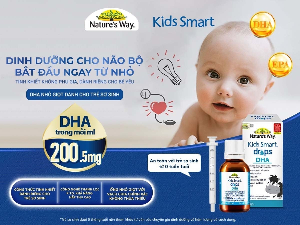 Kids Smart Drops DHA Nature's Way 20ml 9314807056803