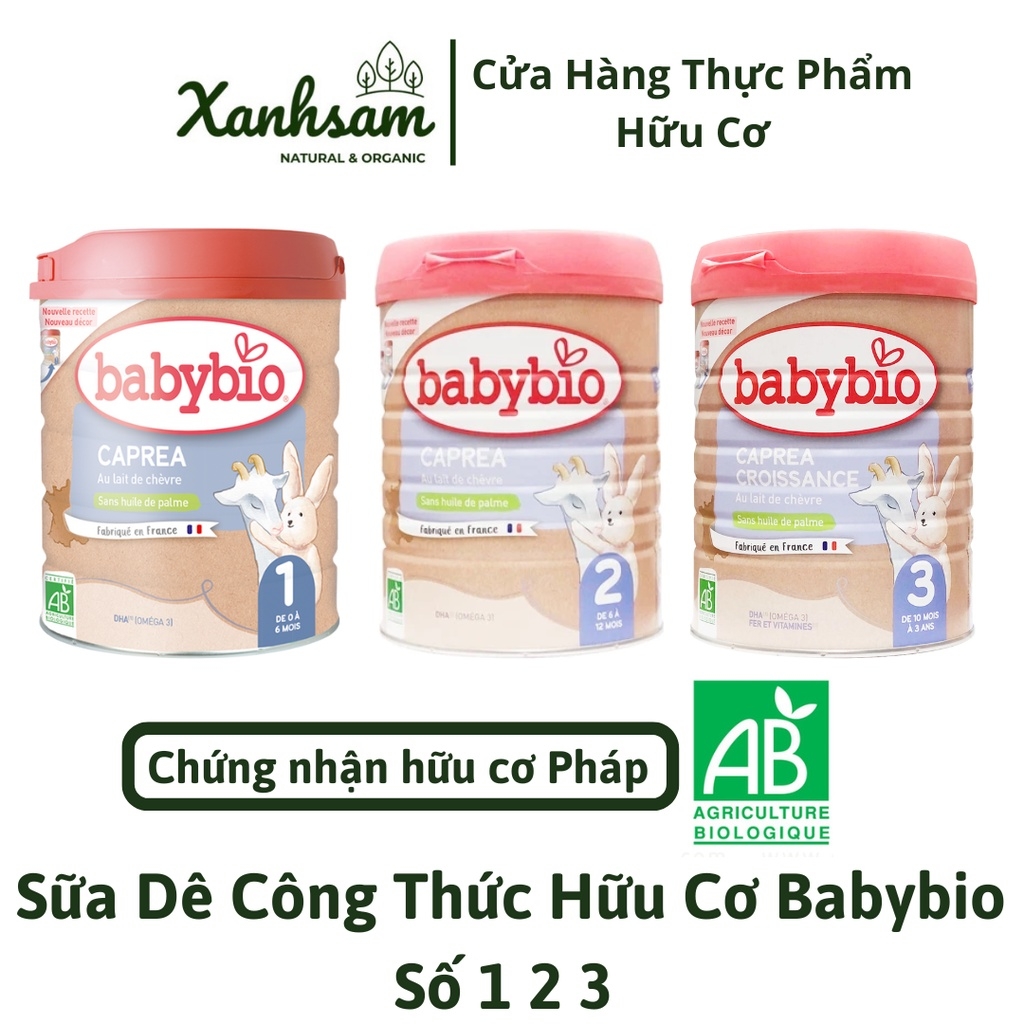 SỮA DÊ CÔNG THỨC HỮU CƠ BABYBIO