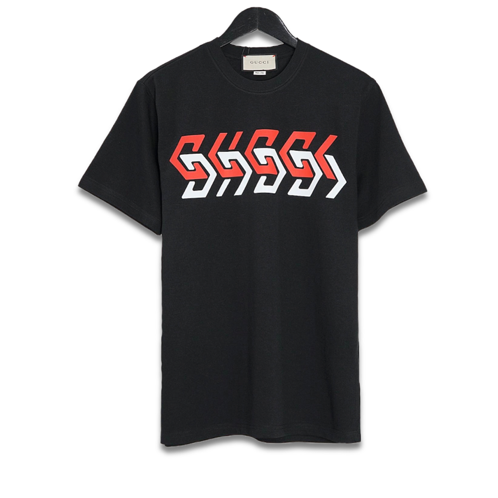 Gucci metal logo t shirt sales