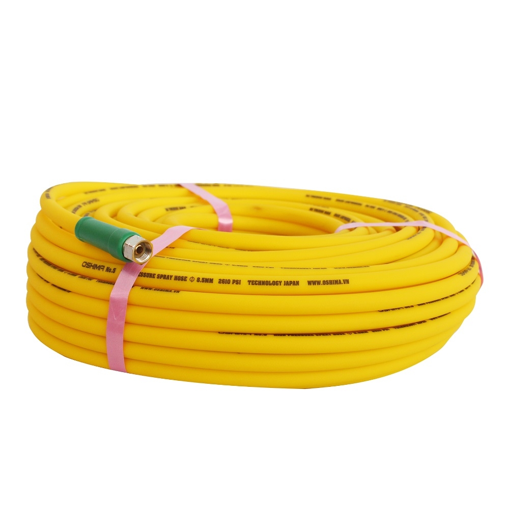 Ống nhựa PVC Oshima No.5 6.5mm x 50m Vàng