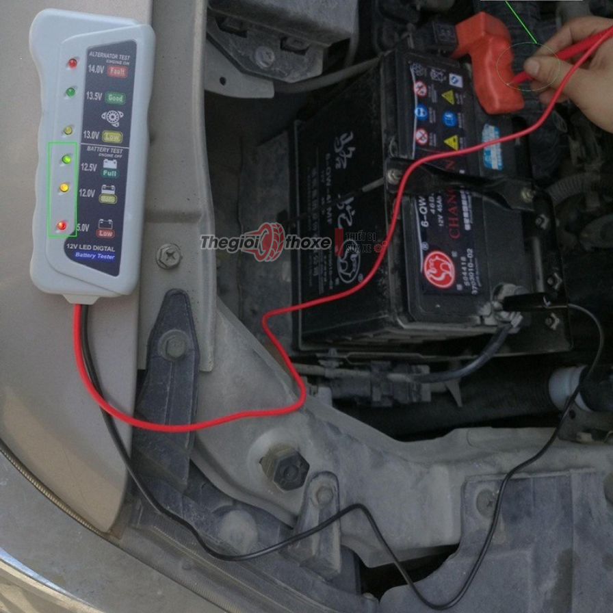 Máy test bình 12V Đèn LED