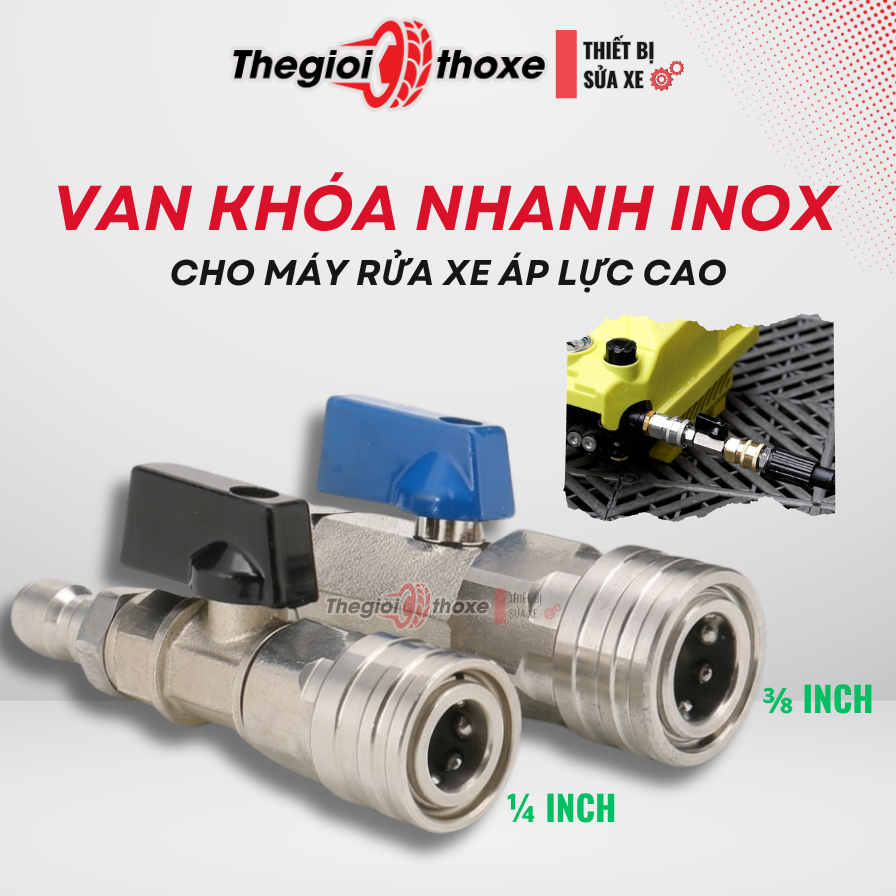 Van khóa nước Inox