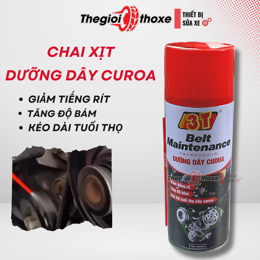 Chai xịt bảo dưỡng Curoa 3T