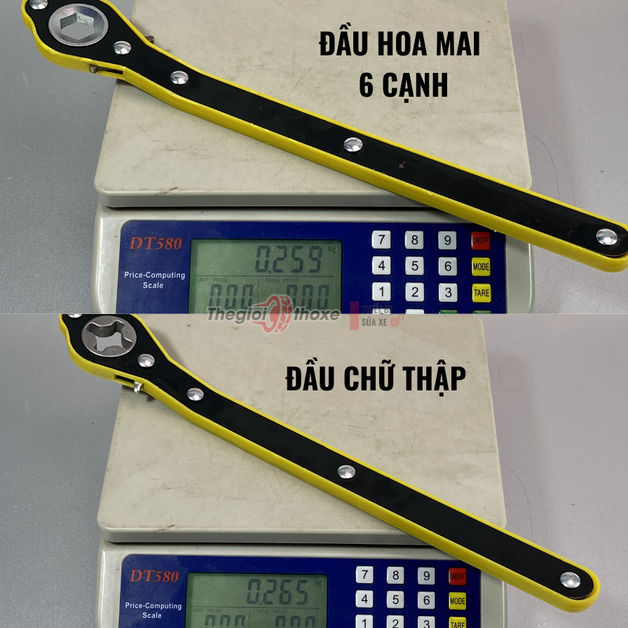 Cờ lê Kích Trợ Lực chữ thập/ hoa mai