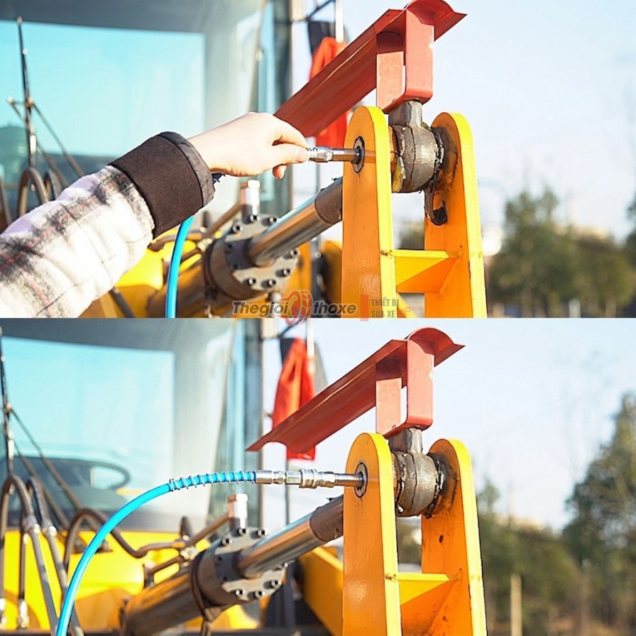 Ống nối đầu bơm mỡ 30cm