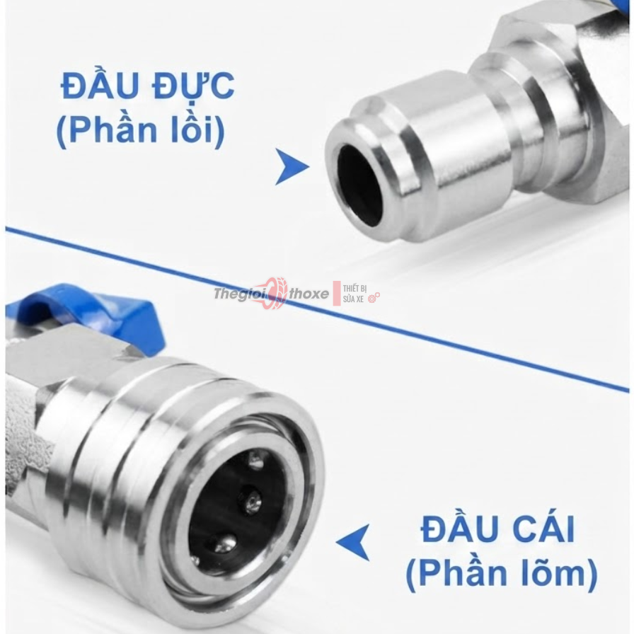 Van khóa nước Inox