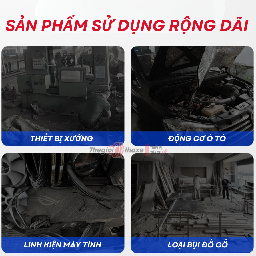 Súng xịt khô khí nén