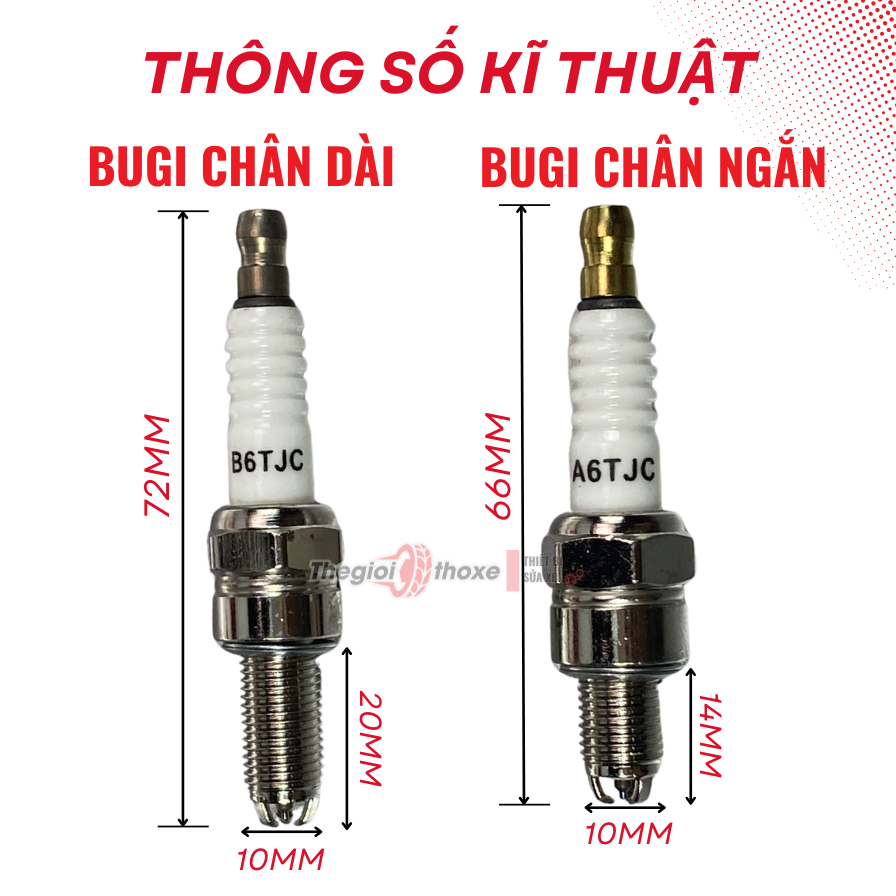 Bugi xe máy Sovko 3 Chấu