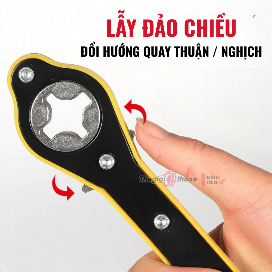 Cờ lê Kích Trợ Lực chữ thập/ hoa mai