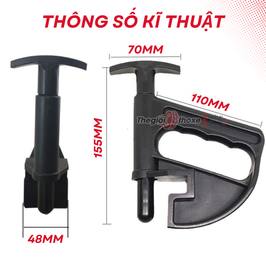 Kẹp mép giữ lốp ô tô