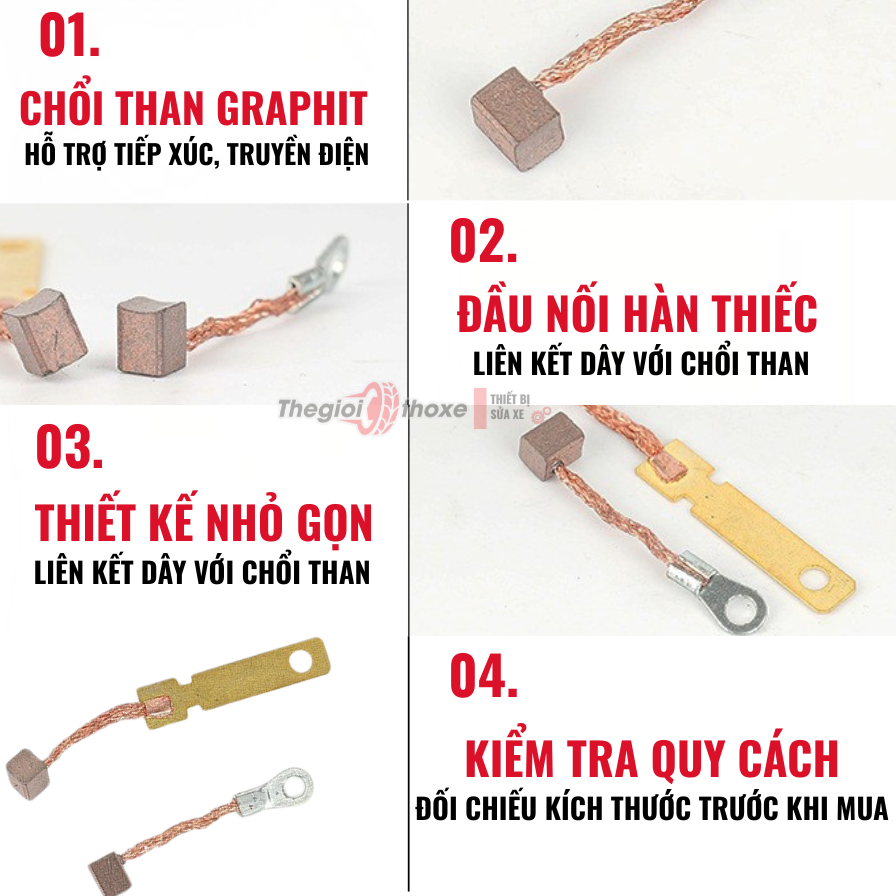 Bộ than đề xe máy