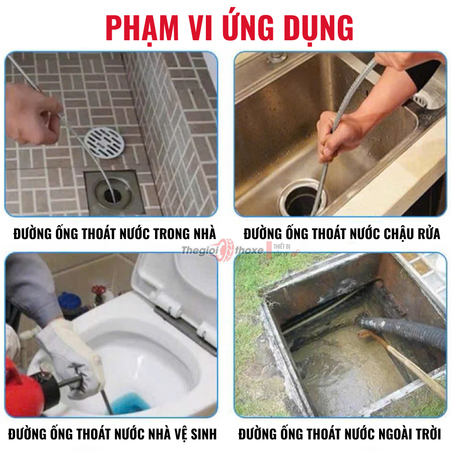 Đầu béc Thông Cống Inox
