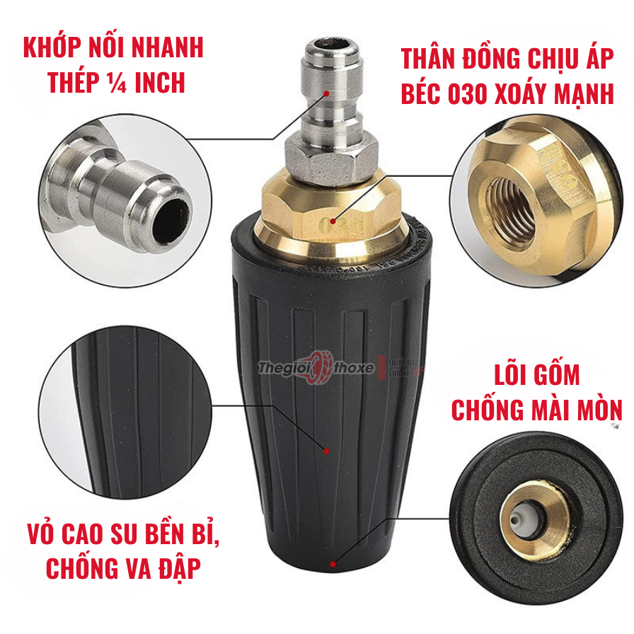 Béc phun Xoáy 360° 030