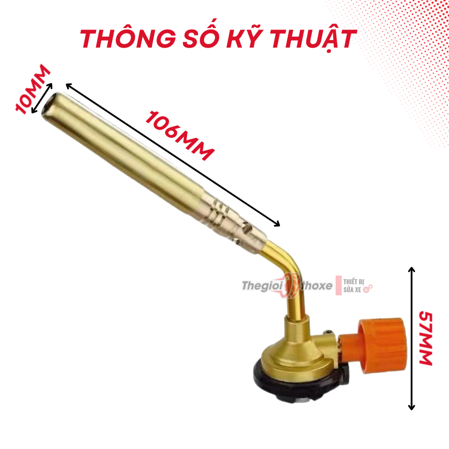 Đầu đốt gas Bằng Đồng