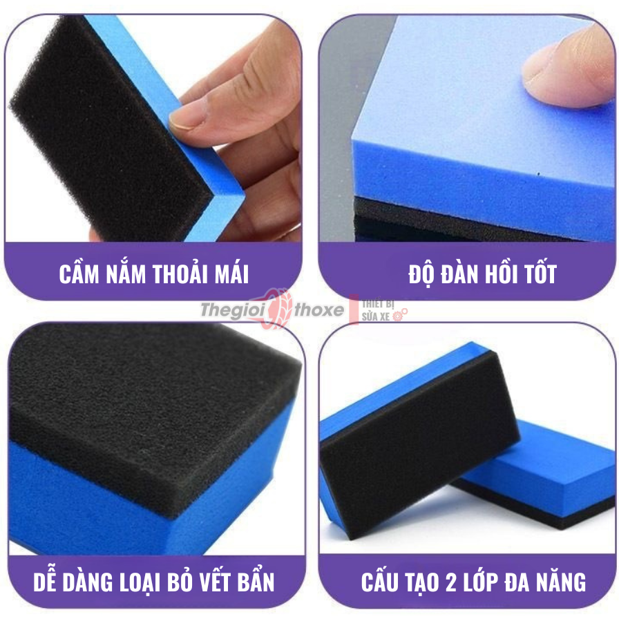 Mút phủ Ceramic 2 lớp