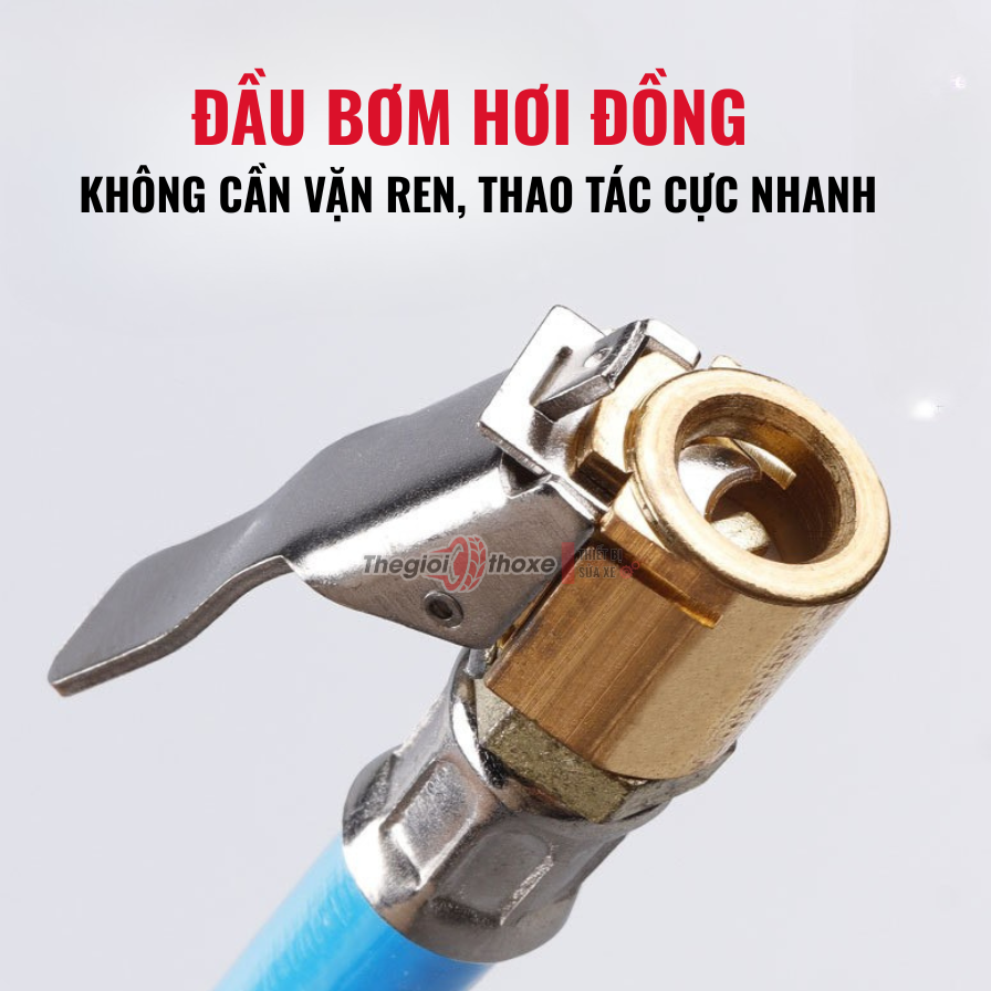 Súng bơm lốp Đồng Hồ Mặt Dầu