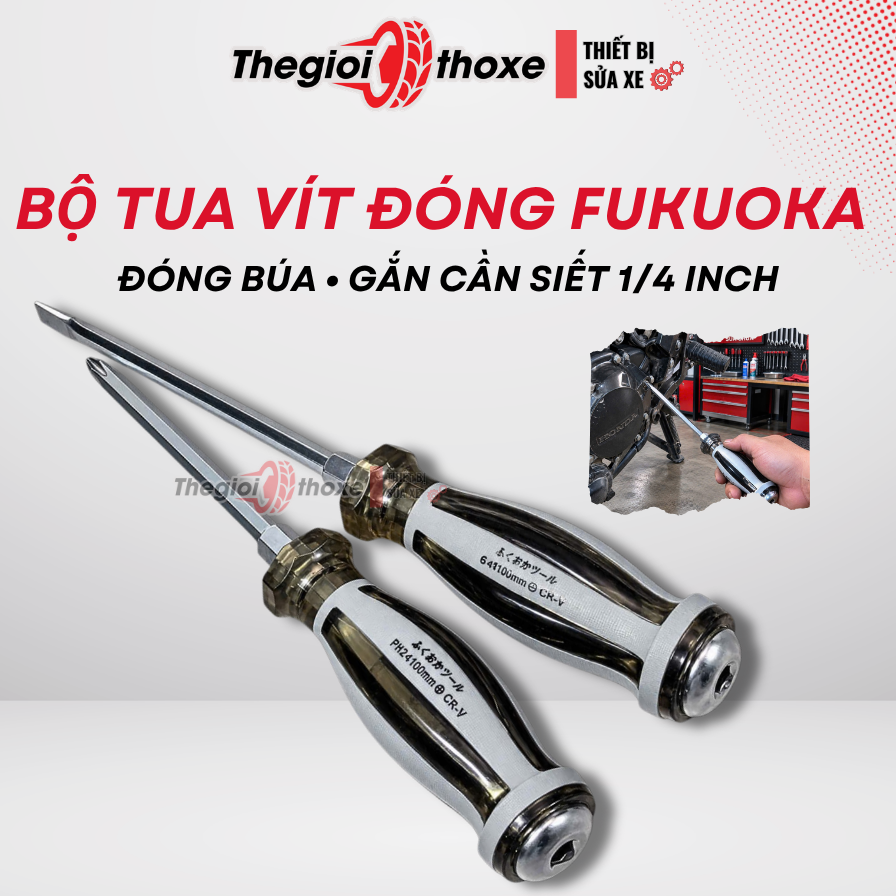 Bộ 8 Cây Tua Vít Đóng Fukuoka