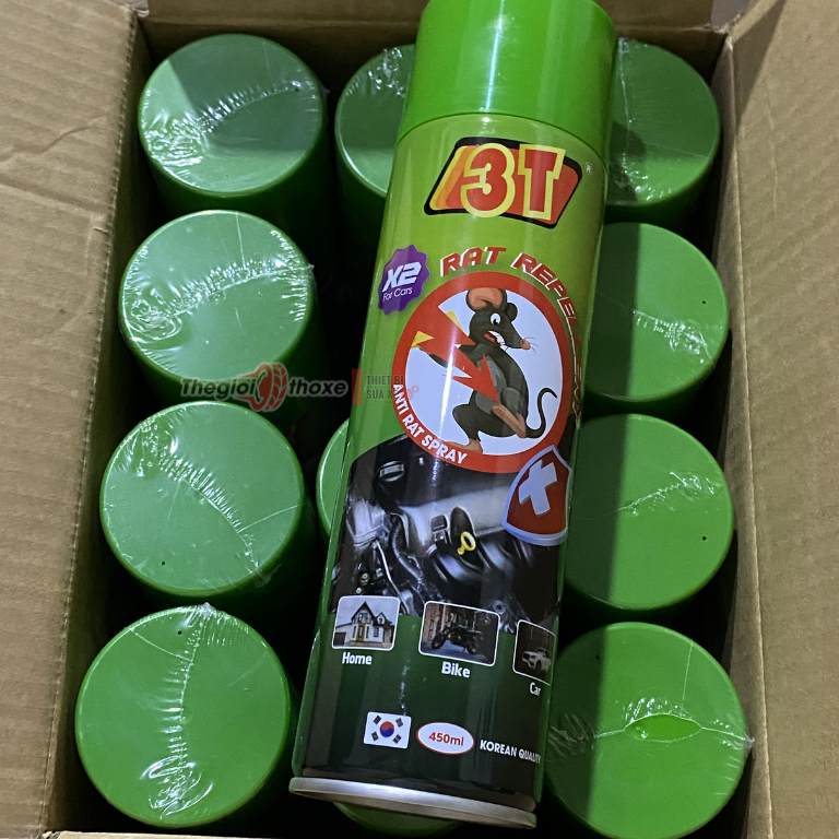 Chai xịt đuổi chuột 3T