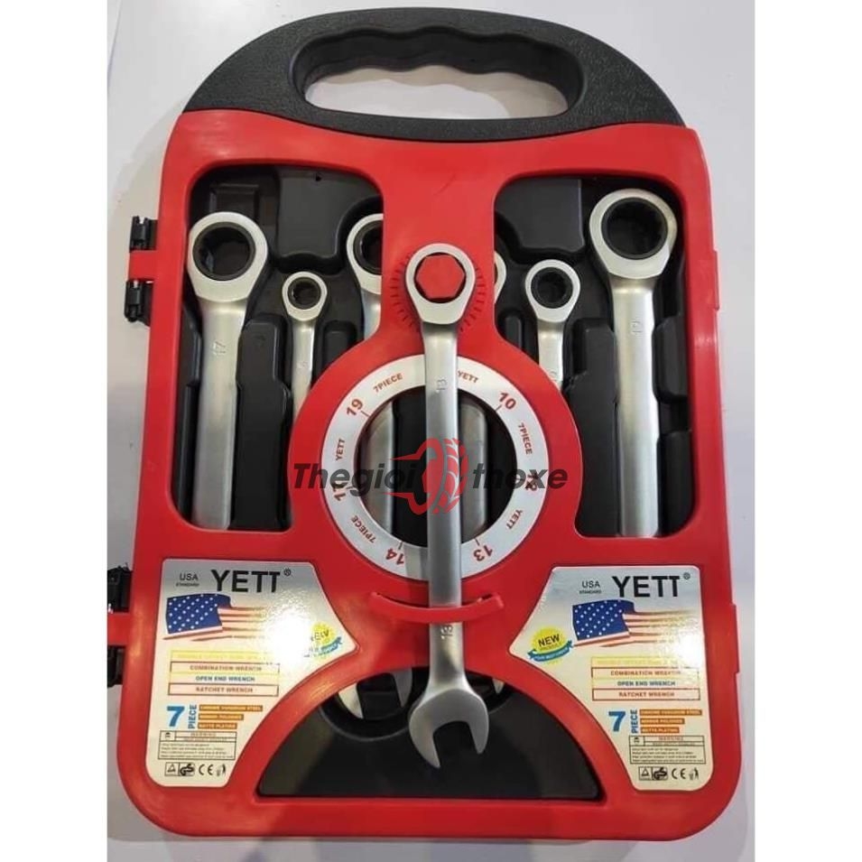 Bộ cờ lê vòng miệng tự lắc Yeti