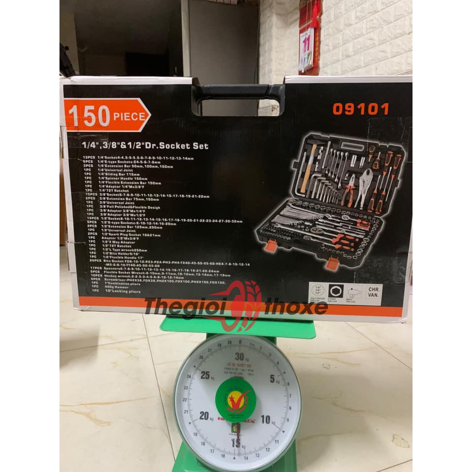 Bộ dụng cụ sửa xe 150 chi tiết Dr.Socket