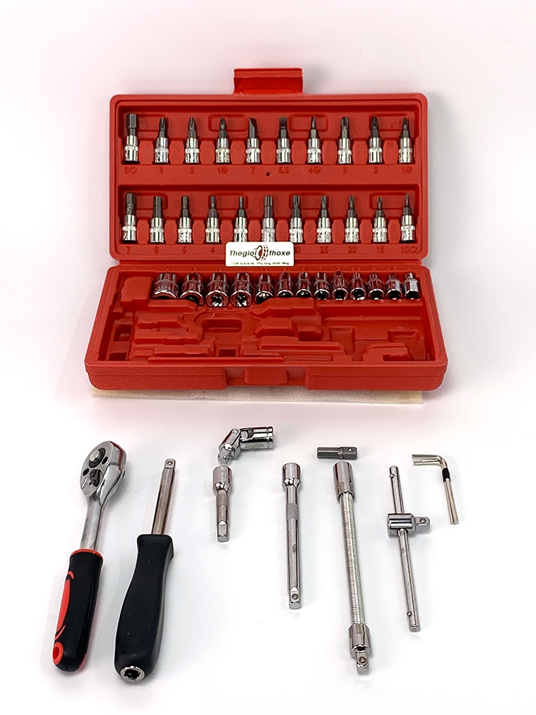 Bộ dụng cụ sửa xe mini 46 chi tiết