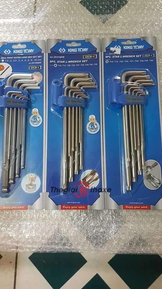 Bộ lục giác bi Kingtony 20109mr - 9 cây H1.5 ,H2 ,H2.5 ,H3 ,H4 ,H5 ,H6 ,H8 ,H10